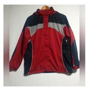 L.L. Bean Woman's Black And Red Jacket Size Medium